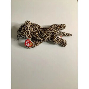 Ty Beanie Babies Freckles the Spotted Leopard Plush Toy -RARE